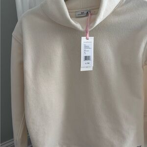 Vineyard Vines Cream Cowl Neck Sweater